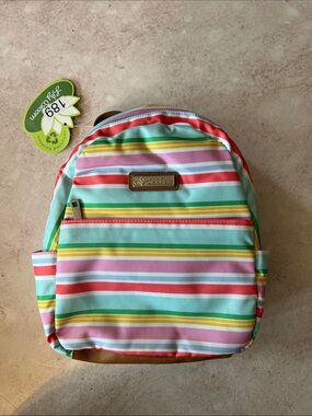 Lily Bloom Sunshine Stripe Eden Mini Backpack